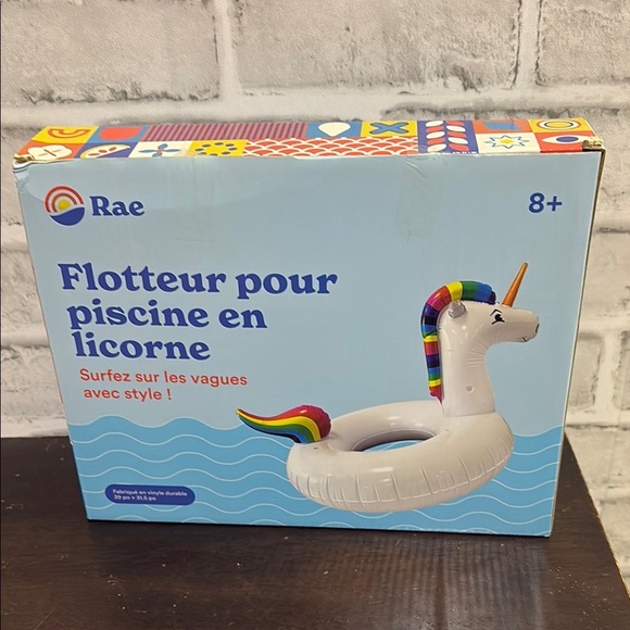 Rae Unicorn Pool beach Float toy- brand new. - Picture 4 of 5